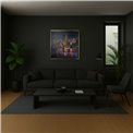 Canva New York abstract, 100x100cm