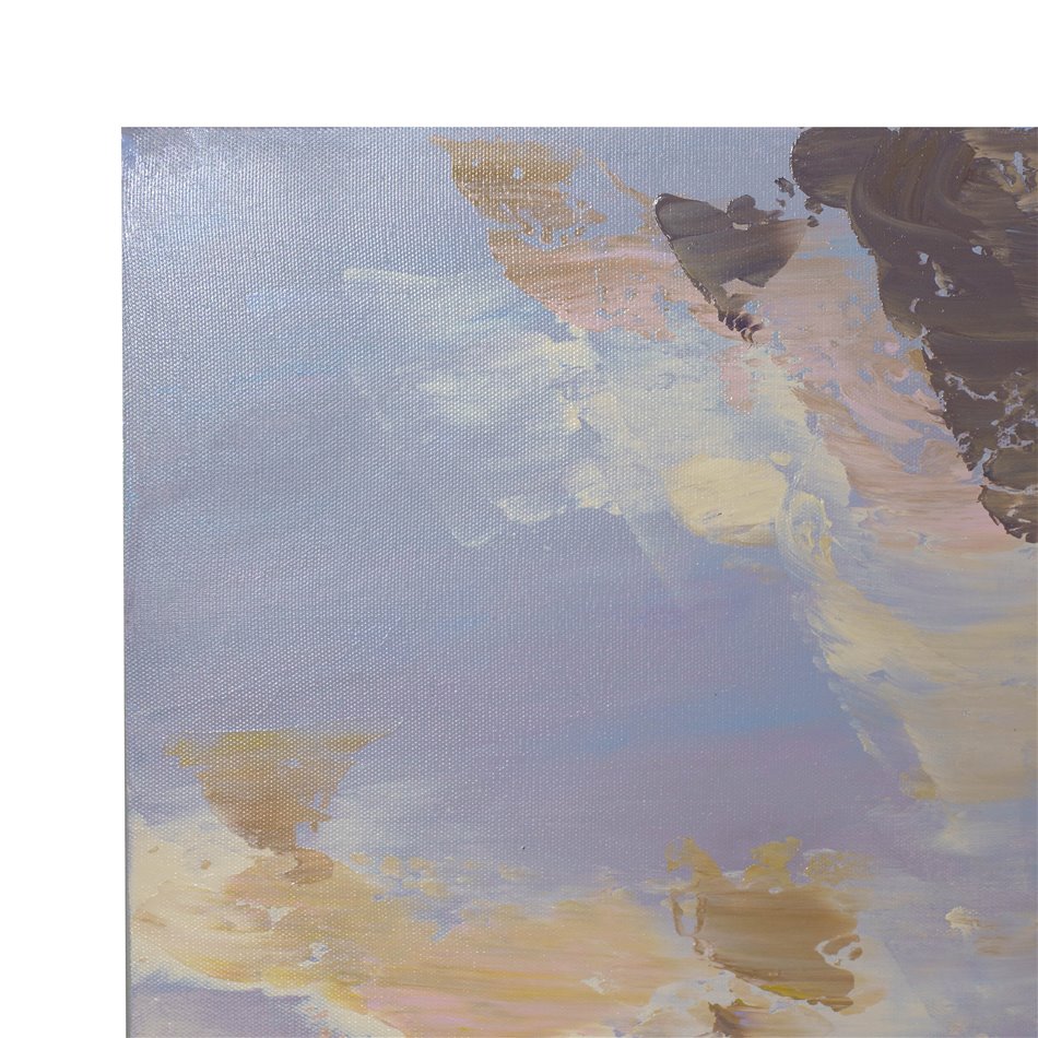 Canva Reflecting horizon, 100x100cm