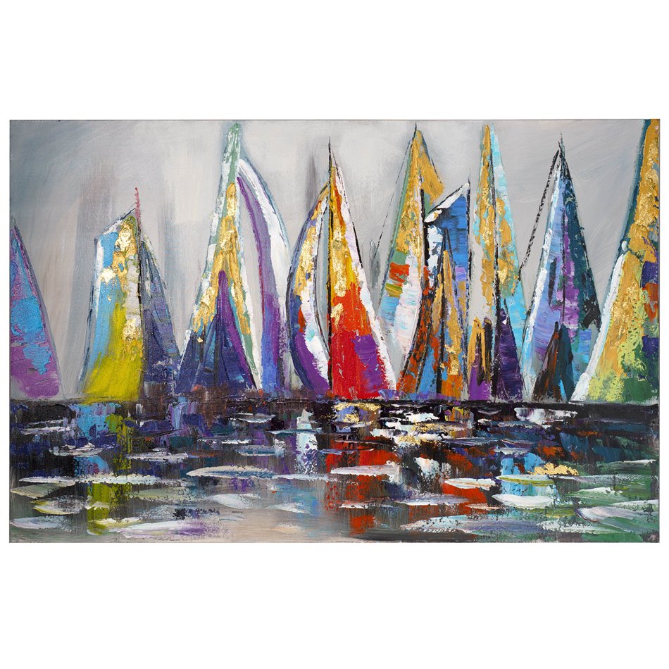 Canva Sailing turn, 115x75cm
