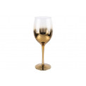 Red wine glass Metallic, copper colour,  H24, D7-8.5 cm, 550ml