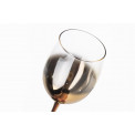 Red wine glass Metallic, copper colour,  H24, D7-8.5 cm, 550ml