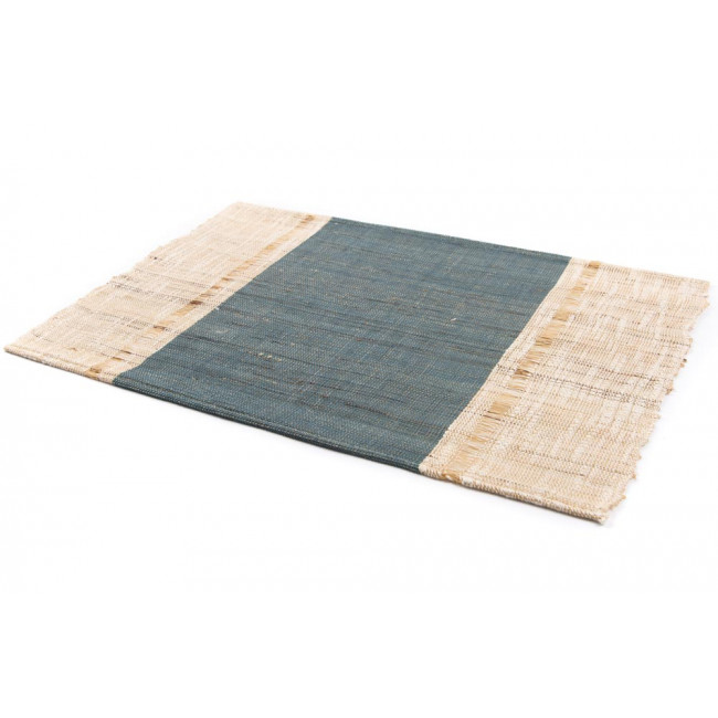 Салфетка под приборы Alina, льняная ткань / синий, 30x45см