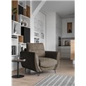 Armchair Elsilva Marte 20, beige, H82x95x93cm