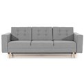 Sofa bed Elsgard Sawana 05, dark grey, H93x92x233cm