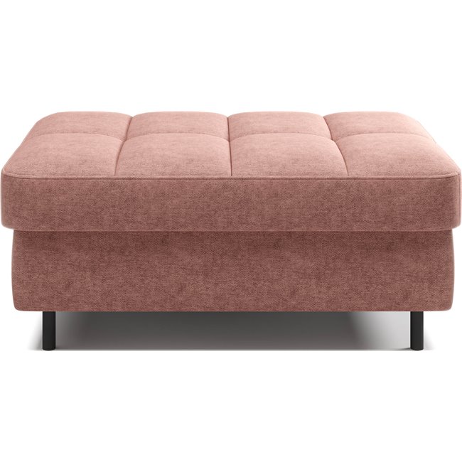 Bench with storage box Elgomsi Raquel 24, salmon color, H45x72x104cm