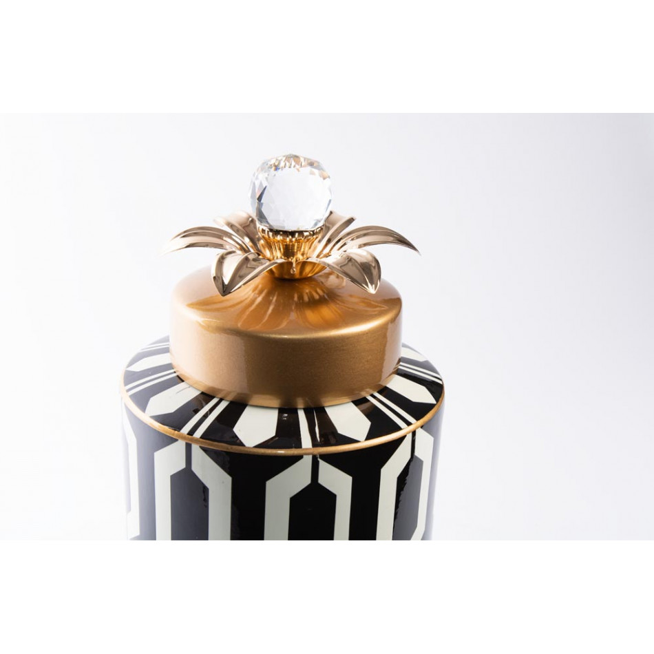 Decorative Jar Tando, ceramic, 33.5, D18cm