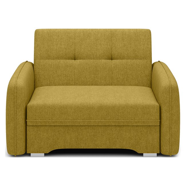 Folding armchair Elaine Poco 50, yellow, H84x109x102cm