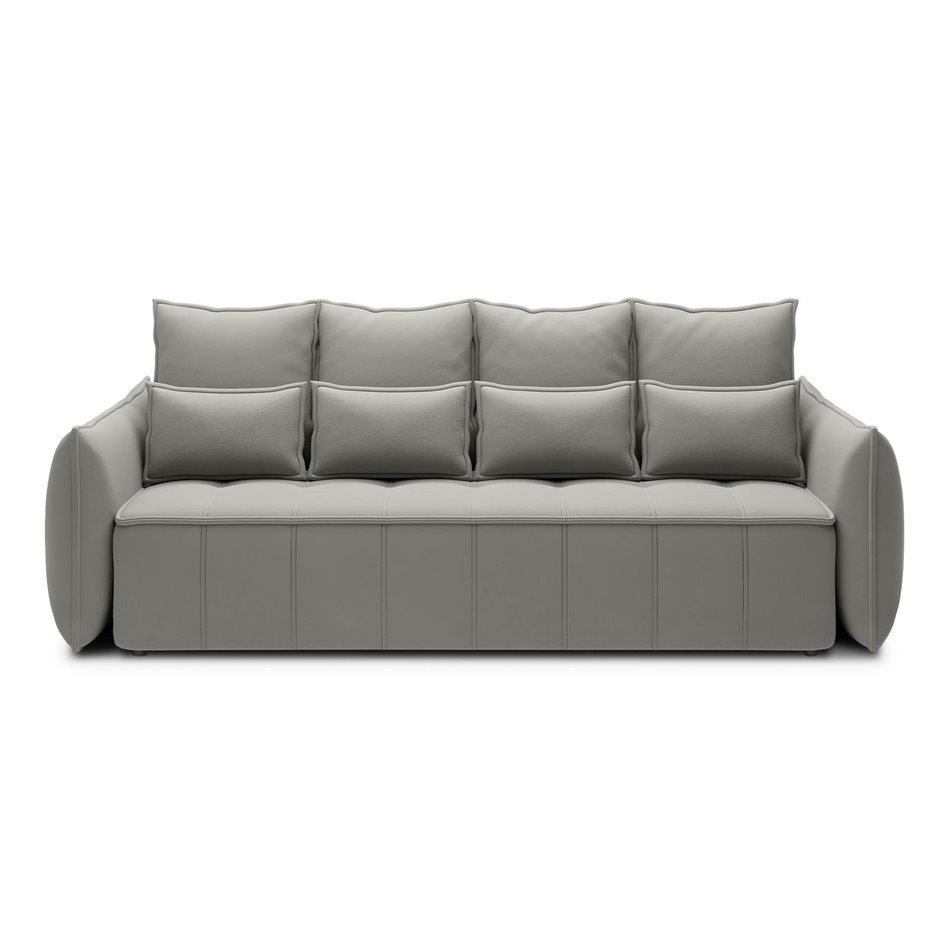 Sofa bed Elwelton, sleeping function, Sola 4, grey, H94x106x242cm