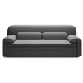 Sofa bed Elioss, sleeping function, Sola 06, dark grey, H87x89x236cm