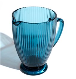 Pitcher Rigano, blue, 1000ml, H18.5x20x13cm