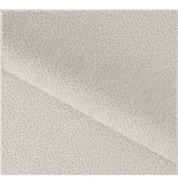 Corner sofa Elume L, sleeping function, Amore 01, Velvetmat 22, bouclé, beige, H88x190x287cm