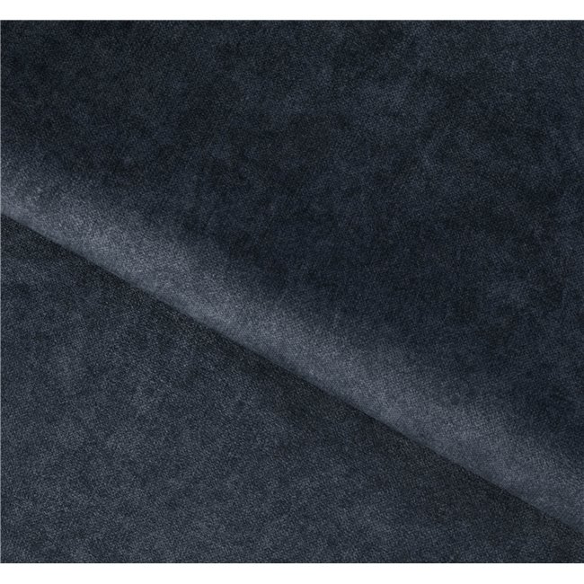 Corner sofa Elinferne L, sleeping function, Aura 40, velvet, dark blue, H107x210x297cm