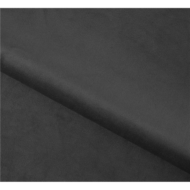 Пуф с ящиком для хранения Elbellis, Loco 06, бархат, темно-серый, H42x62x97см