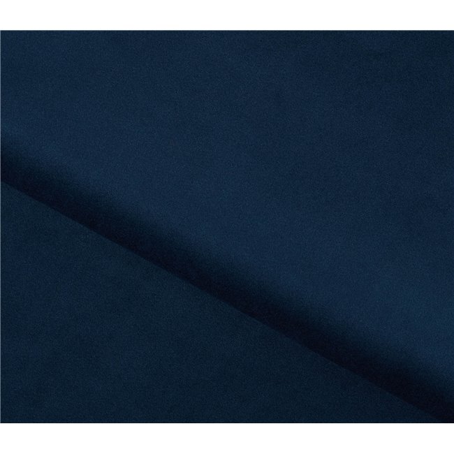 Пуф с ящиком для хранения Elbellis, Loco 40, бархат, темно-синий, H42x62x97см