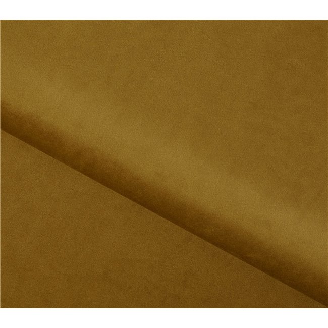 Pouf with storage Elbellis Loco 45, velvet, yellow, H42x62x97cm