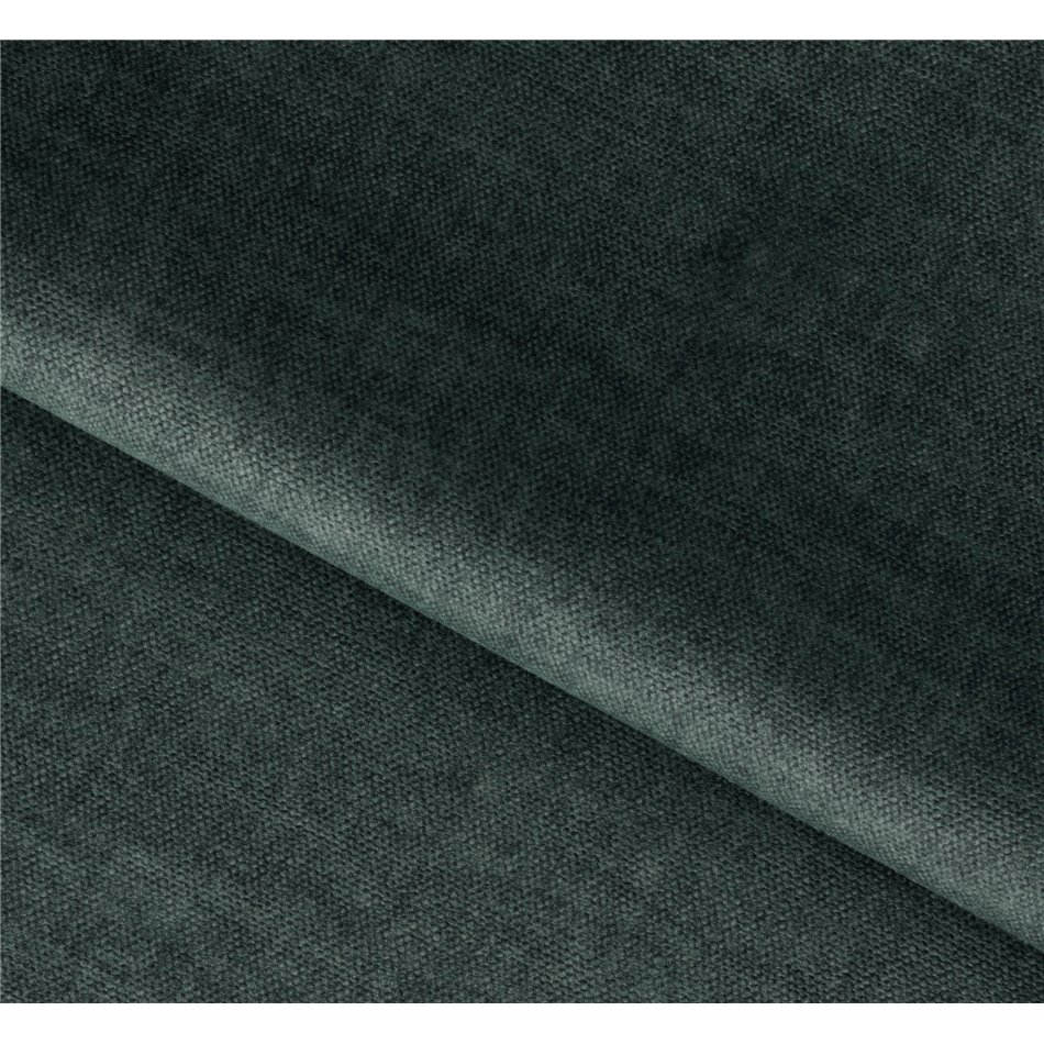 Corner sofa Elkampo L, sleeping function, Manhattan 38, velvet, green, H88x196x265cm