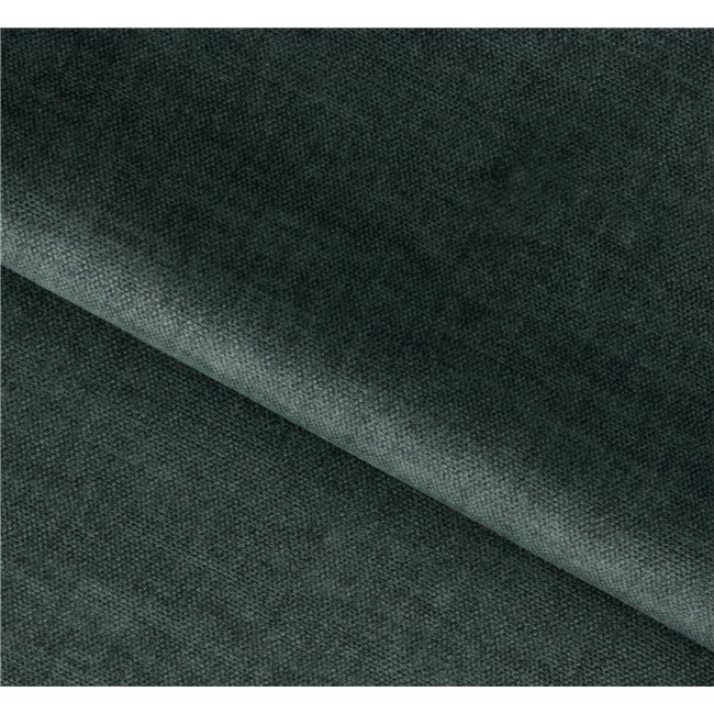 Corner sofa Elkampo L, sleeping function, Manhattan 38, velvet, green, H88x196x265cm