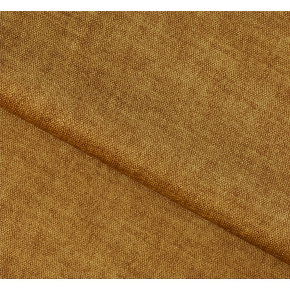 Corner sofa Elkampo L, sleeping function, Manhattan 45, velvet, yellow, H88x196x265cm