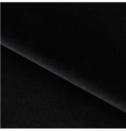 Corner sofa Elkairos L Mat Velvet 99, black, H95x200x265cm