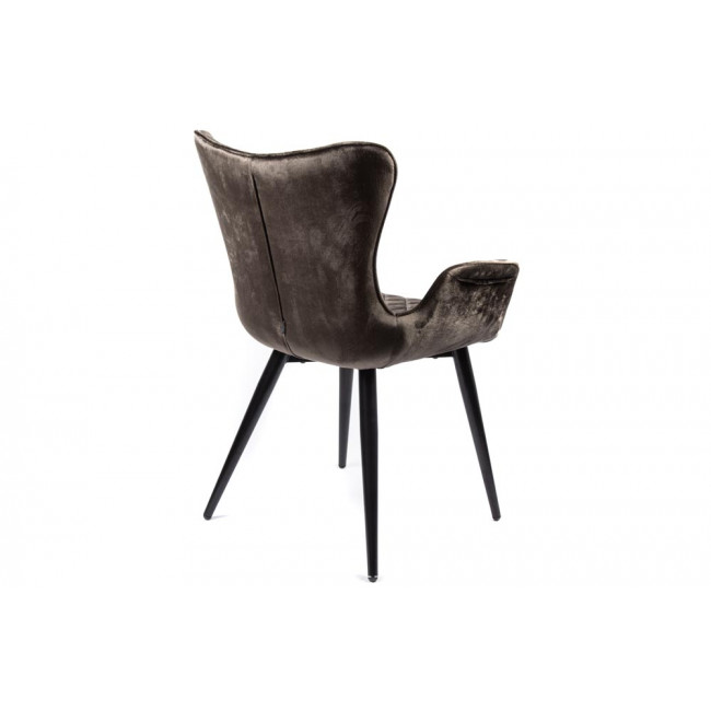 Chair Sakata, dark grey, 63x61x H88cm, seat height 47cm