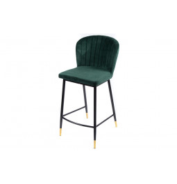 Барный стул Salem, зеленый, 46x55x H95см, высота сиденья 62 см