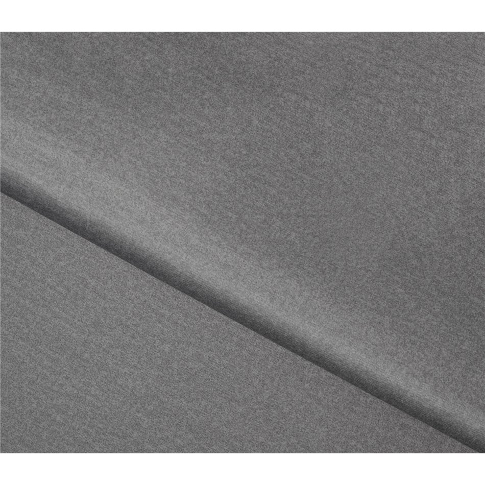 Corner sofa Elkampo L, sleeping function, Nube 4, velvet, grey, H88x196x265cm