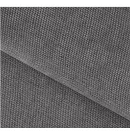 U shape sofa Elberto L, sleeping function, Raquel 04, grey, H100x165x306cm