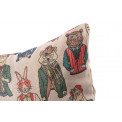 Decorative pillowcase Dogs 168, taupe, 45x45cm