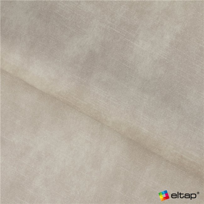 U shape sofa Elberto L, sleeping function, Toscany 18, velvet, beige, H100x165x306cm