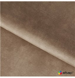 U shape sofa Elberto L, sleeping function, Toscany 20, velvet, brown, H100x165x306cm