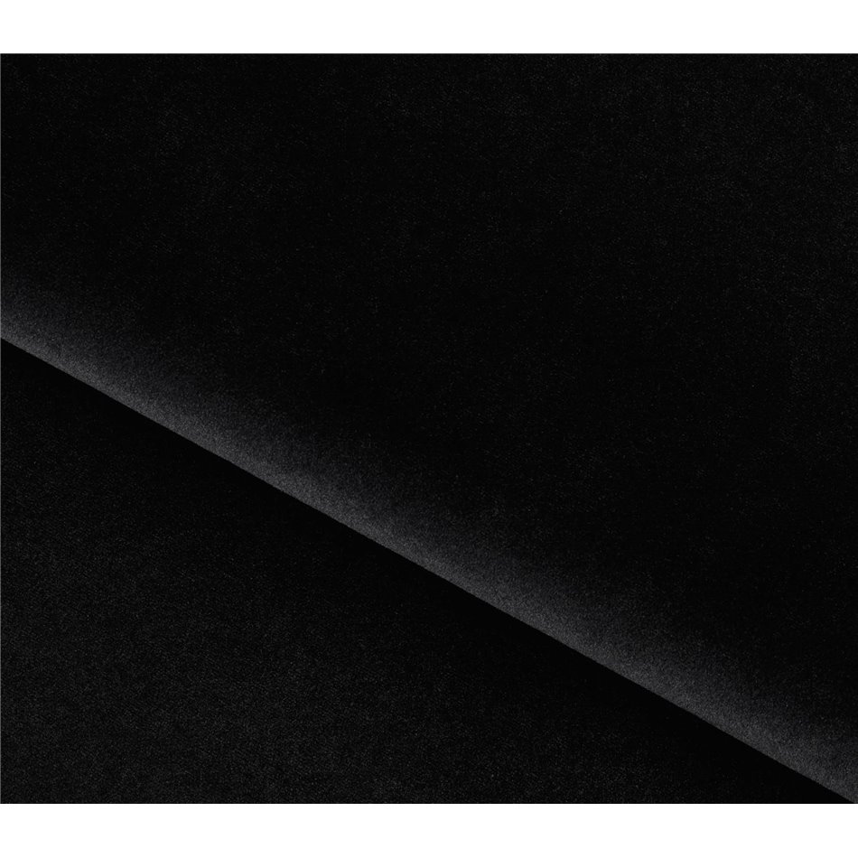 Pouf Elmego Velvetmat 10, velvet, black, H42x68x82cm