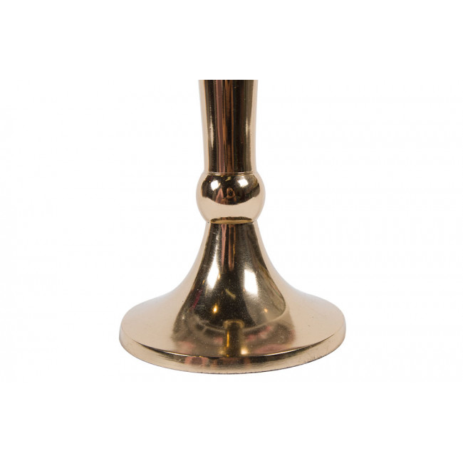 Candle holder Vellore, champagne/golden, h41cm, D11.5cm
