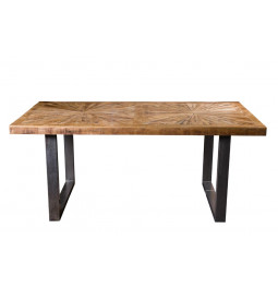 Mango wood dining table Sole, 180x90x76cm