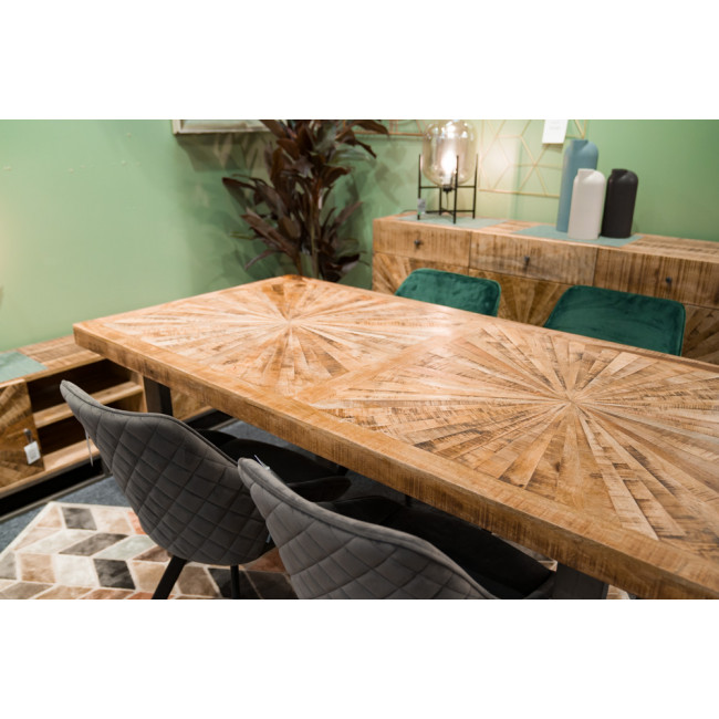 Mango wood dining table Sole, 180x90x76cm