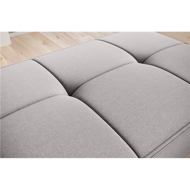 Пуф с ящиком для хранения Elbellis, Gojo 4, серый, H42x62x97см