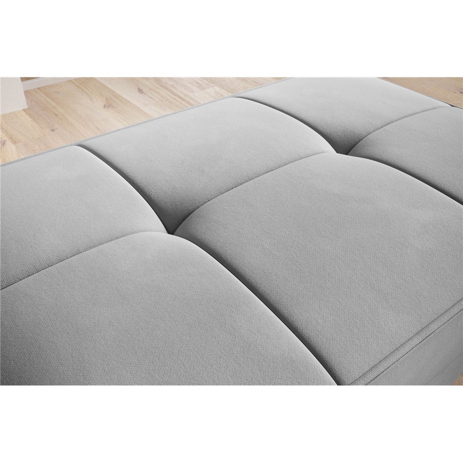 Pouf with storage Elbellis Sola 4, grey, H42x62x97cm