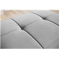 Pouf with storage Elbellis Sola 4, grey, H42x62x97cm