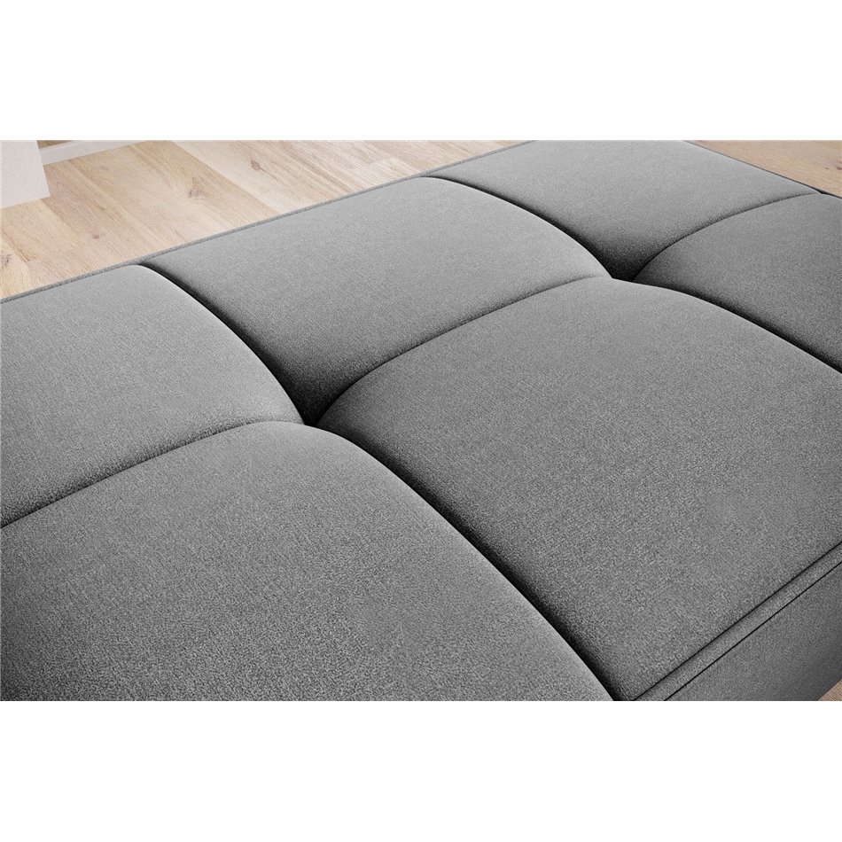 Пуф с ящиком для хранения Elbellis, Gojo 5, серый, H42x62x97см