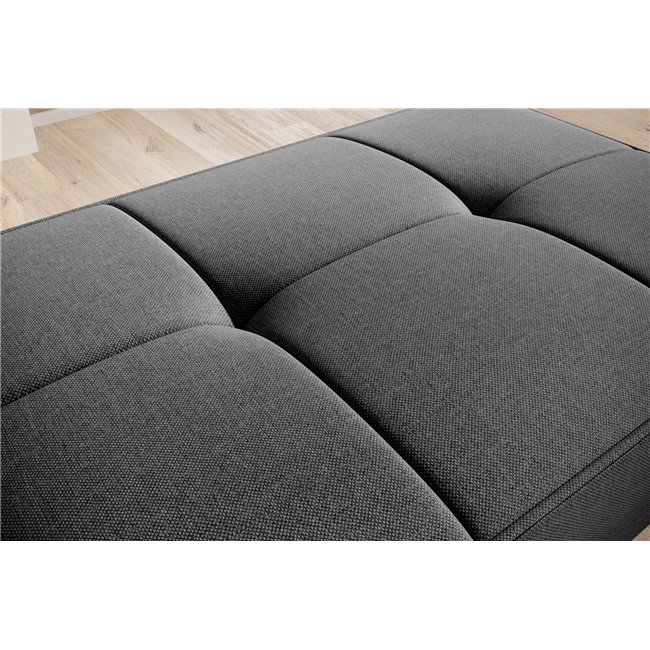 Pouf with storage Elbellis Vero 5, dark grey, H42x62x97cm
