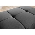 Pouf with storage Elbellis Vero 5, dark grey, H42x62x97cm