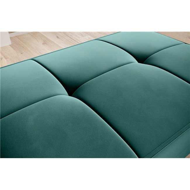 Пуф с ящиком для хранения Elbellis, Velvetmat 38, бархат, темно-зеленый, H42x62x97см