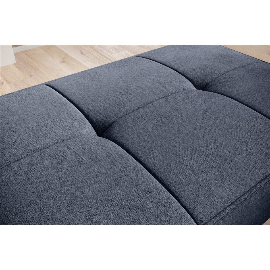 Pouf with storage Elbellis Poco 40, dark blue, H42x62x97cm