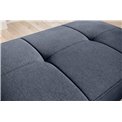 Pouf with storage Elbellis Poco 40, dark blue, H42x62x97cm