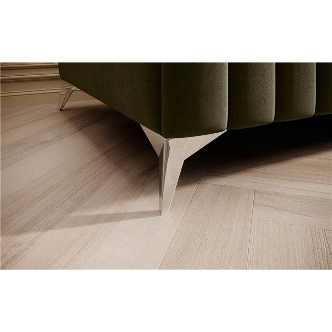 Bench Elaurence Nube 33, velvet, green, H36xx132cm