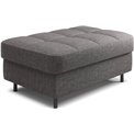 Bench with storage box Elgomsi Manhattan 06, velvet, dark grey, H45x72x104cm
