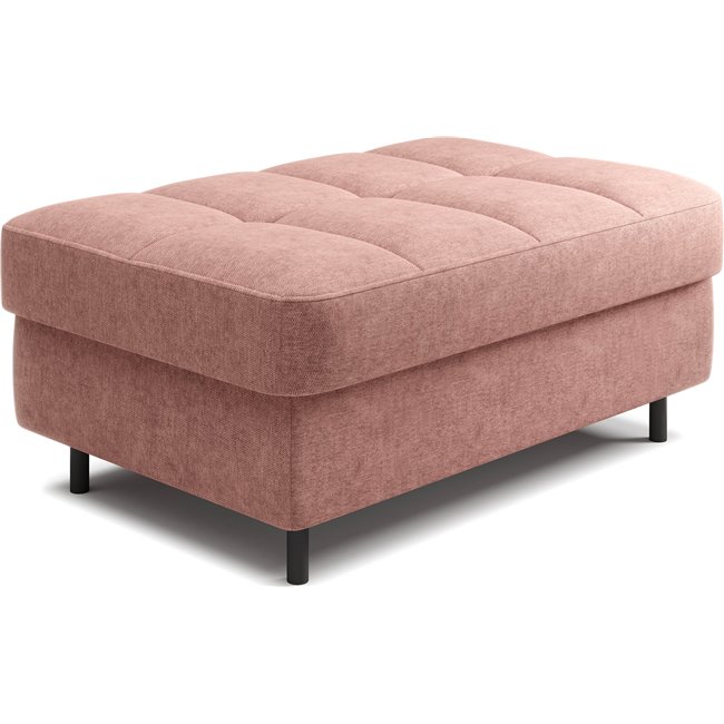 Bench with storage box Elgomsi Raquel 24, salmon color, H45x72x104cm