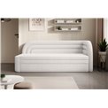 Sofa bed Elfabilo R, sleeping function, Royal 01, bouclé, white, H80x86x223cm