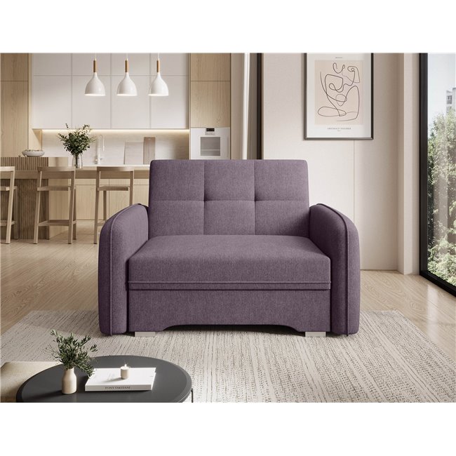 Folding armchair Elaine Poco 41, purple, H84x109x102cm