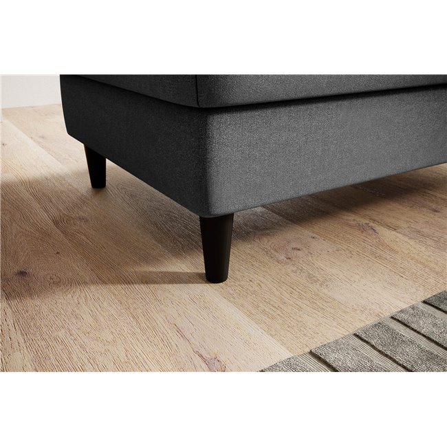 Пуф с ящиком для хранения Elbellis, Gojo 5, серый, H42x62x97см