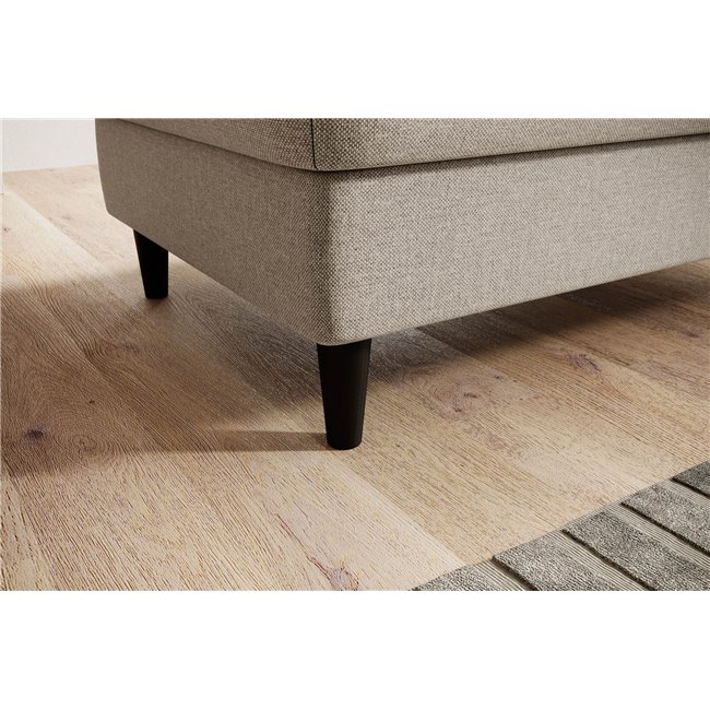 Пуф с ящиком для хранения Elbellis, Inari 22, бежевый, H42x62x97см